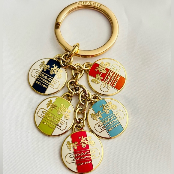 RARE Coach 1941 LeatherWare Charm Keychain/ Bag Charm - Picture 8 of 8